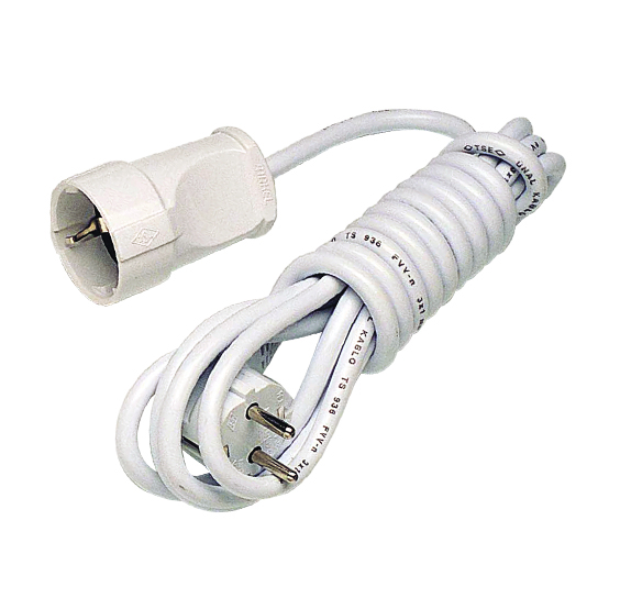 Подовжувач Makel із заземленням 1 гн. білий 15 м 10018